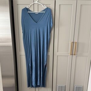 Zara maxi blue dress L